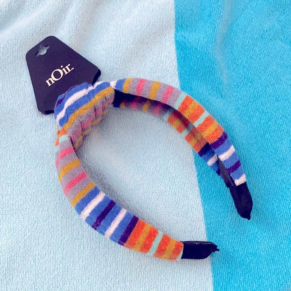 NWT Noir terry headband